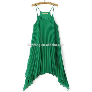 wholesale spaghetti strap crepe dress design weatern size mini dresses